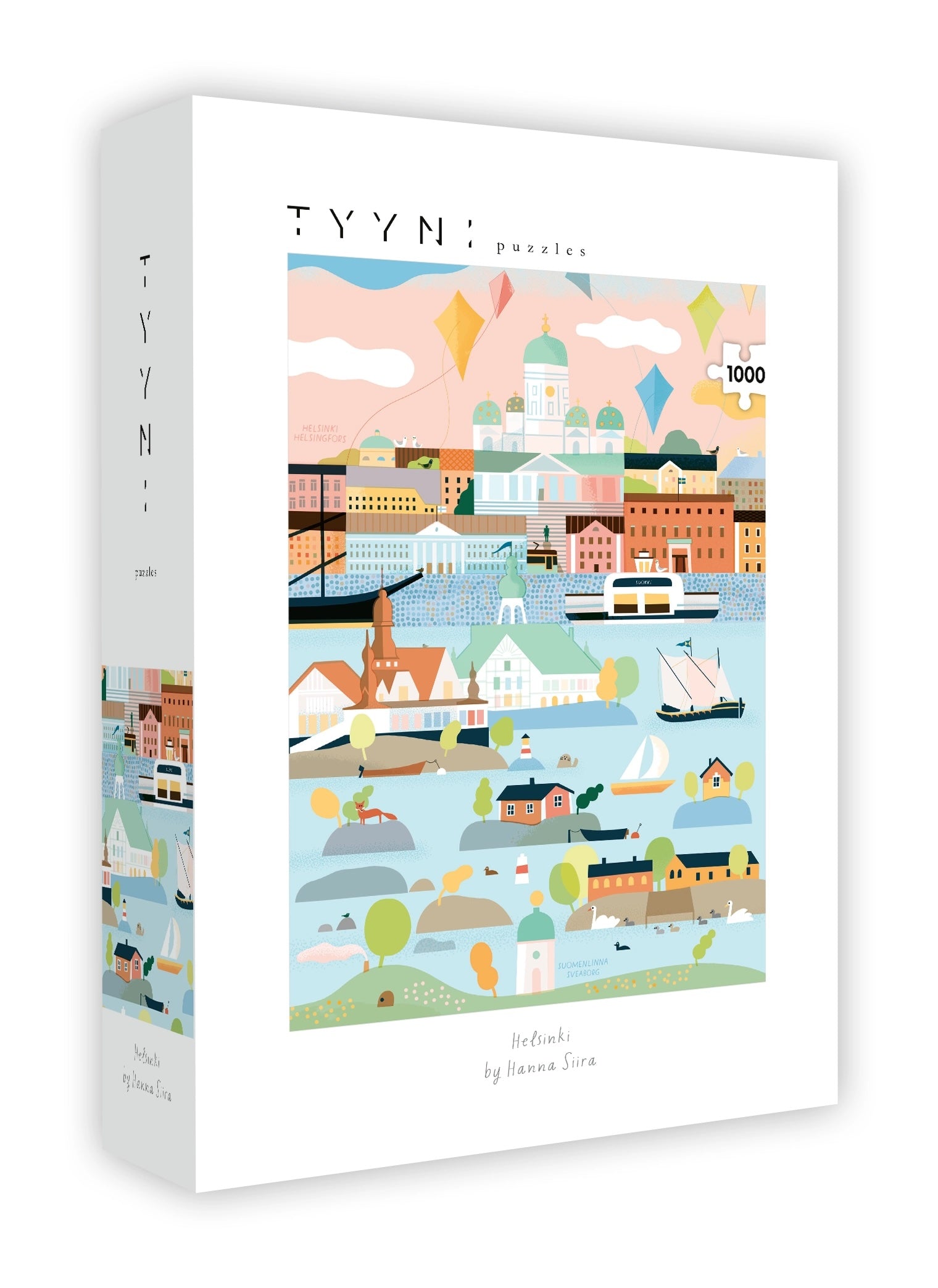 Tyyni Puzzle - 1000 pieces, Helsinki by Hanna Siira