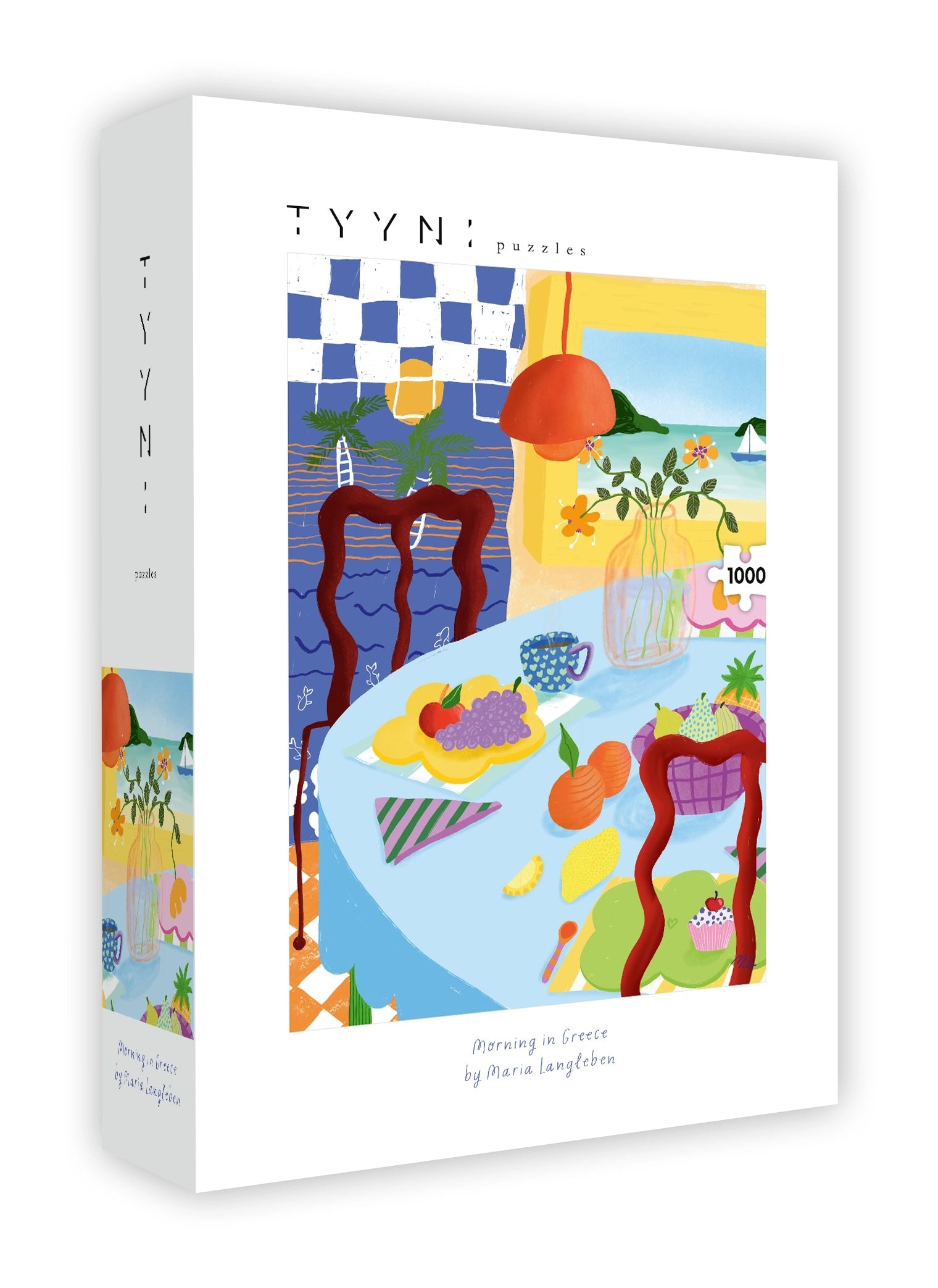 Tyyni Puzzle - 1000 pieces, Morning in Greece by Maria Langleben