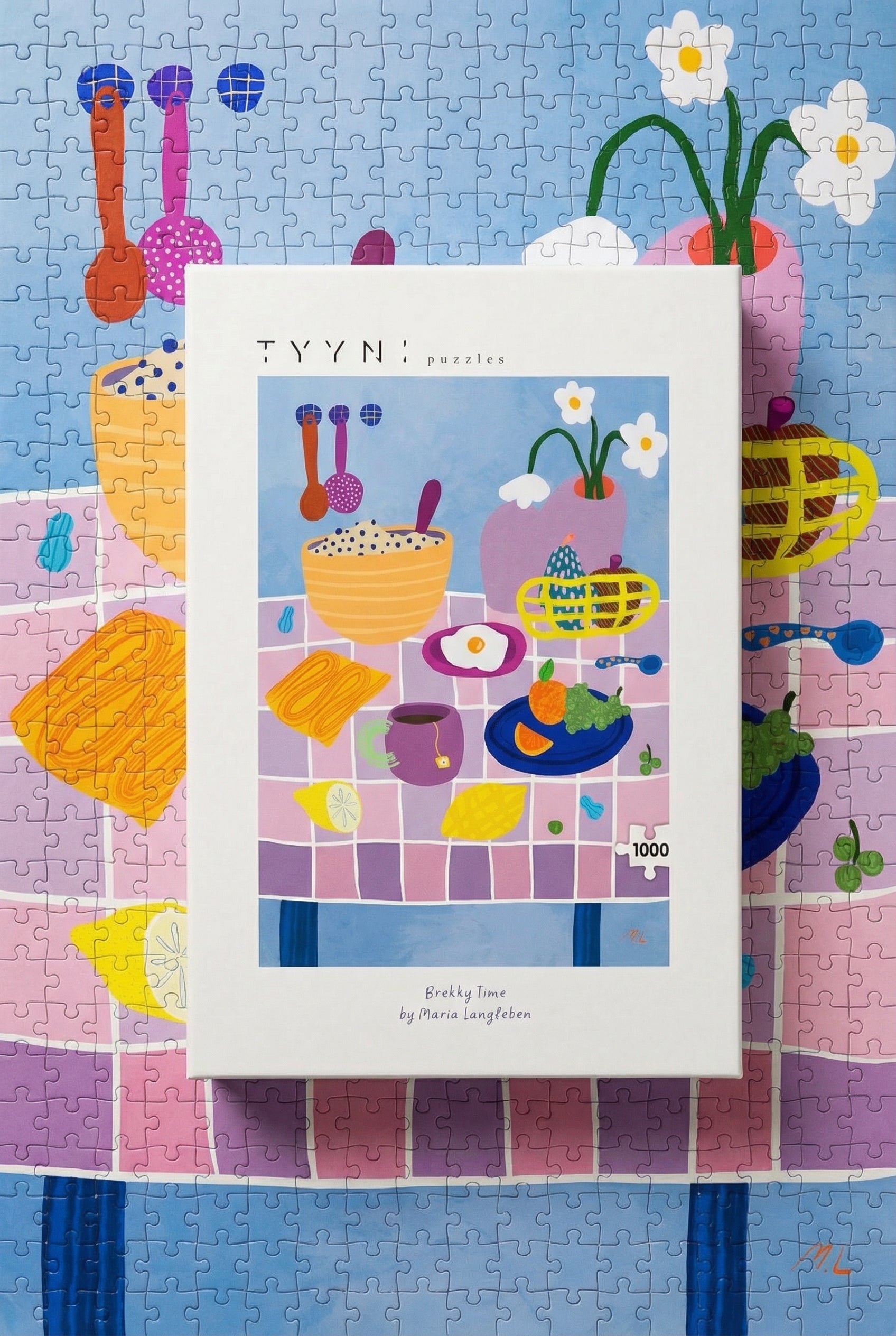 Tyyni Puzzle - 1000 pieces, Brekky Time by Maria Langleben