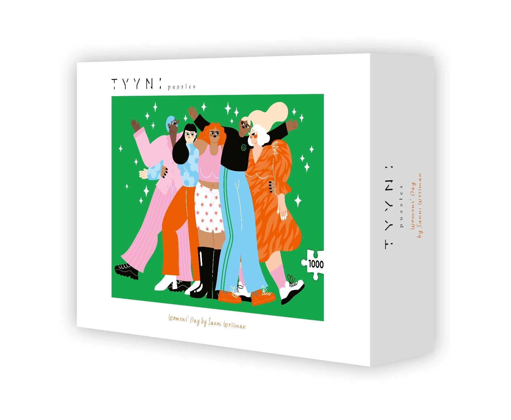 Tyyni Puzzle - 1000 pieces, Women's Day by Sanni Wessman
