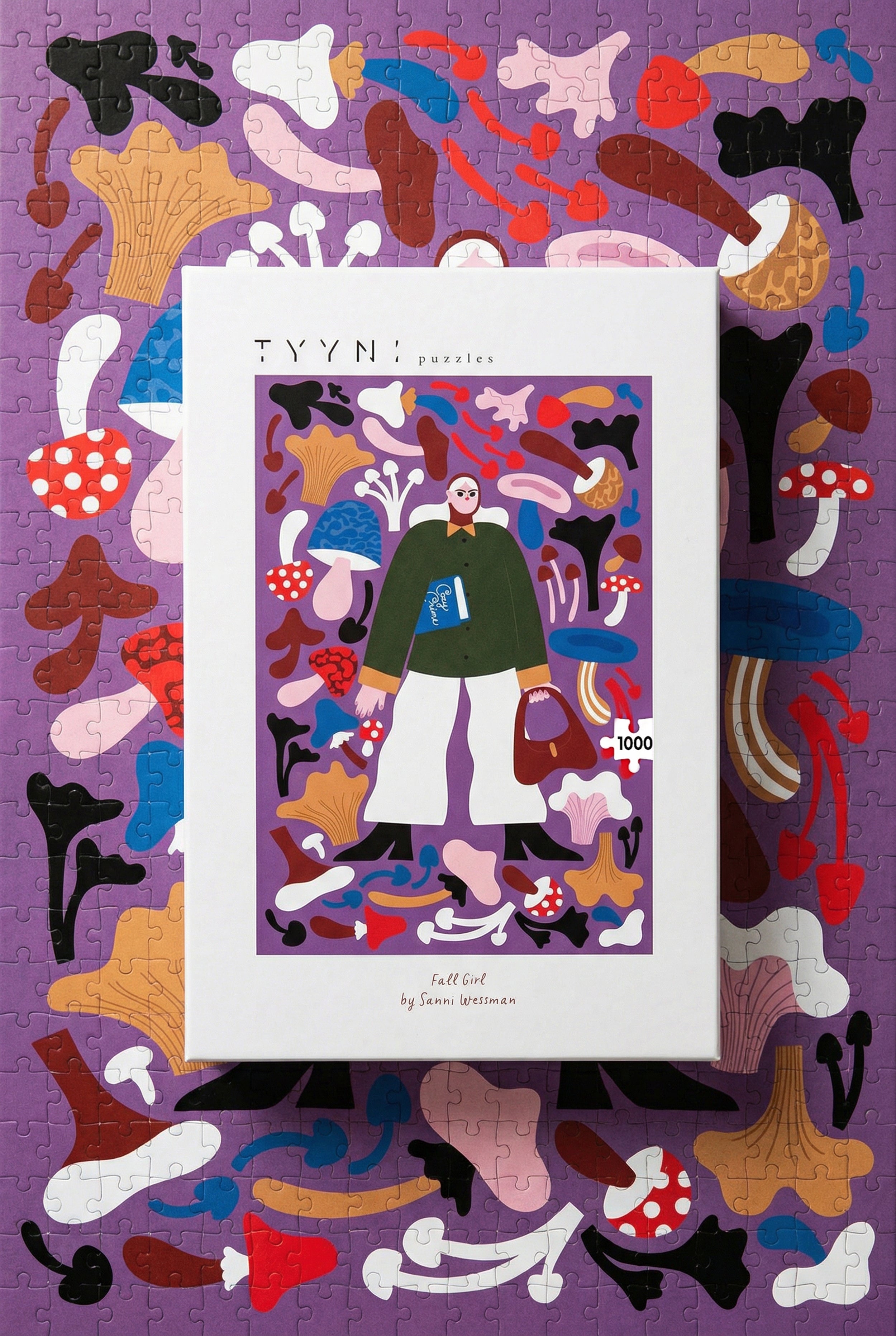 Tyyni Puzzle - 1000 pieces, Fall Girl by Sanni Wessman