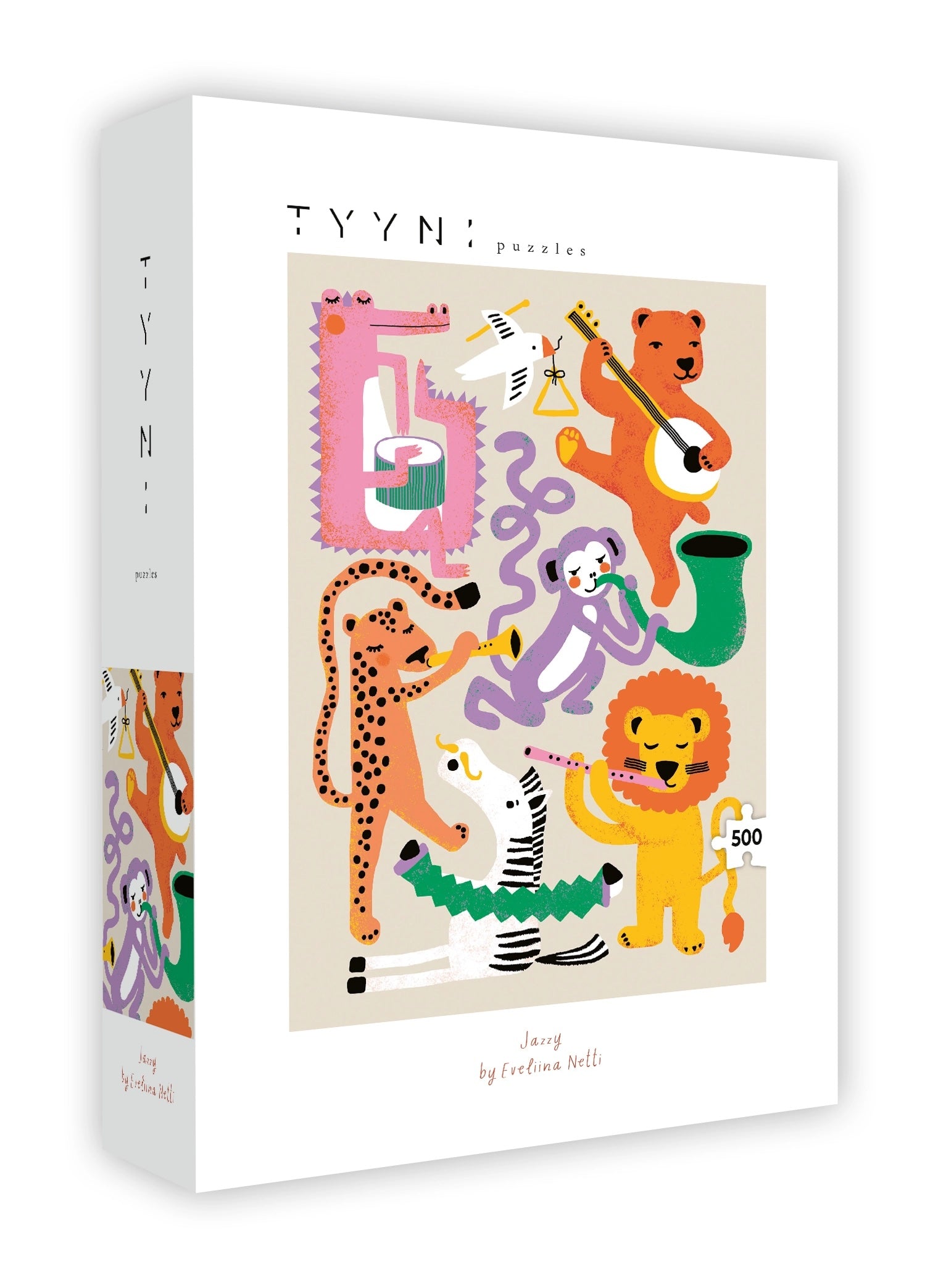 Tyyni Puzzle - 500 pieces, Jazzy by Eveliina Netti