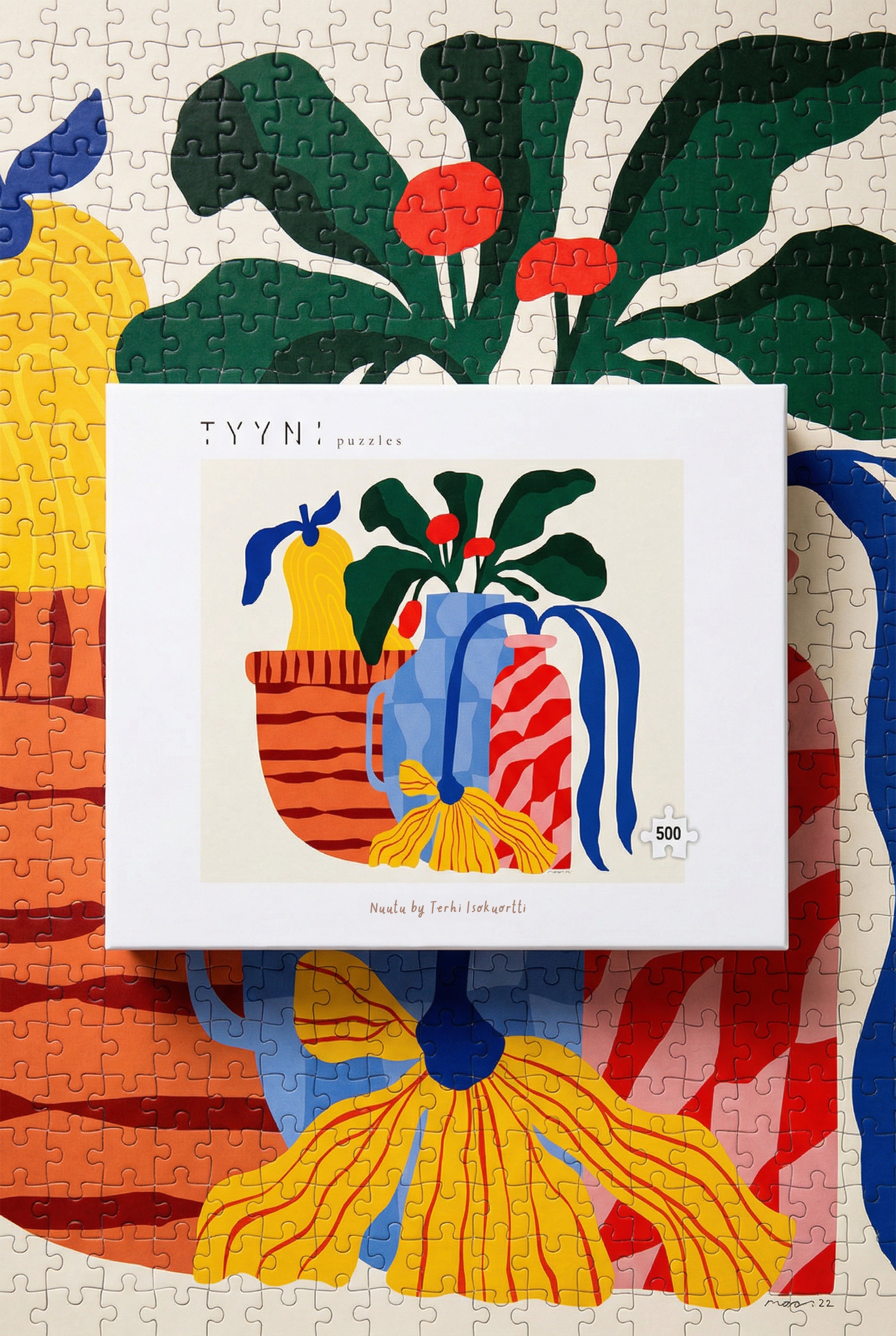 Tyyni Puzzle - 500 pieces, Nuutu by Terhi Isokuortti