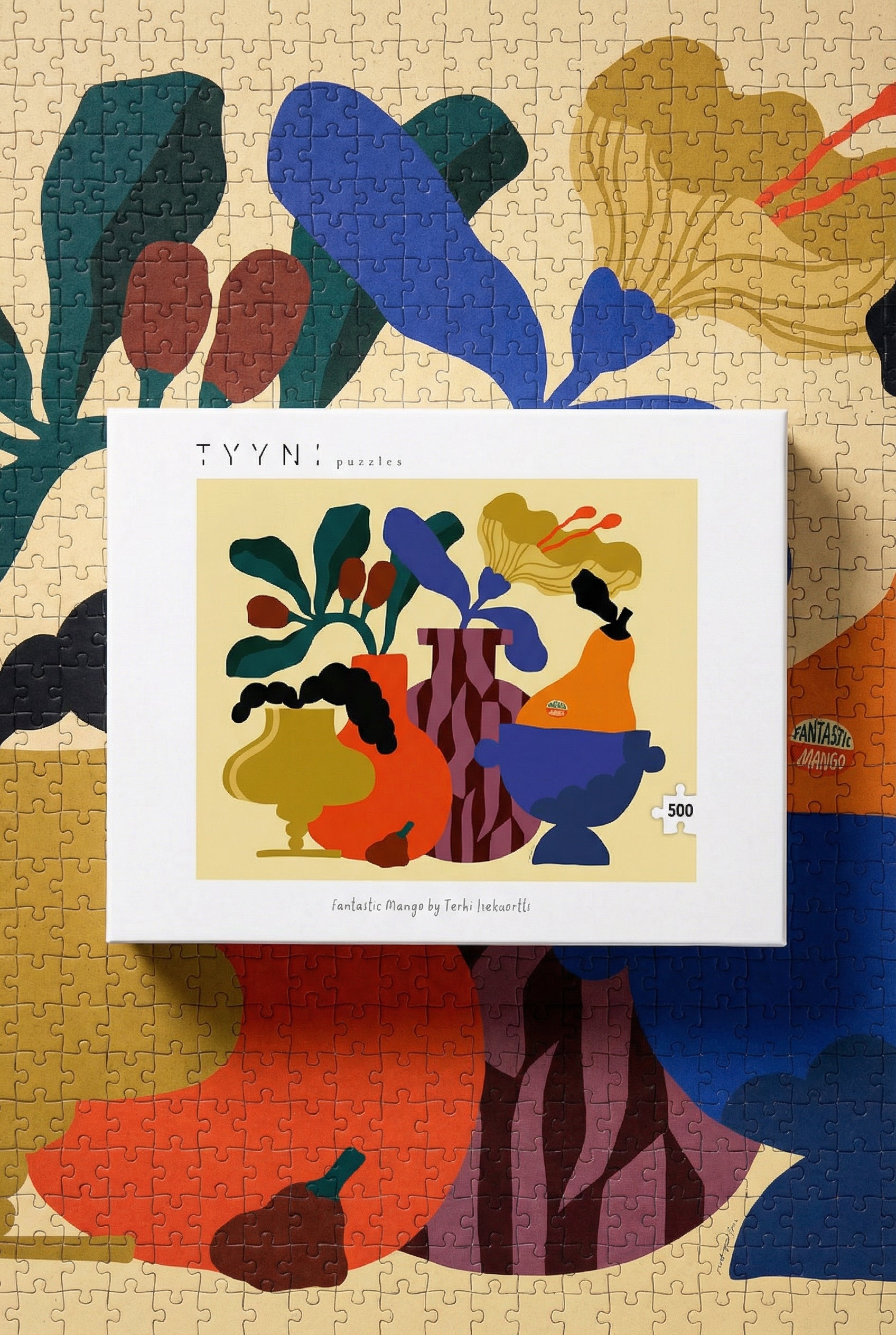 Tyyni Puzzle - 500 pieces, Fantastic Mango by Terhi Isokuortti